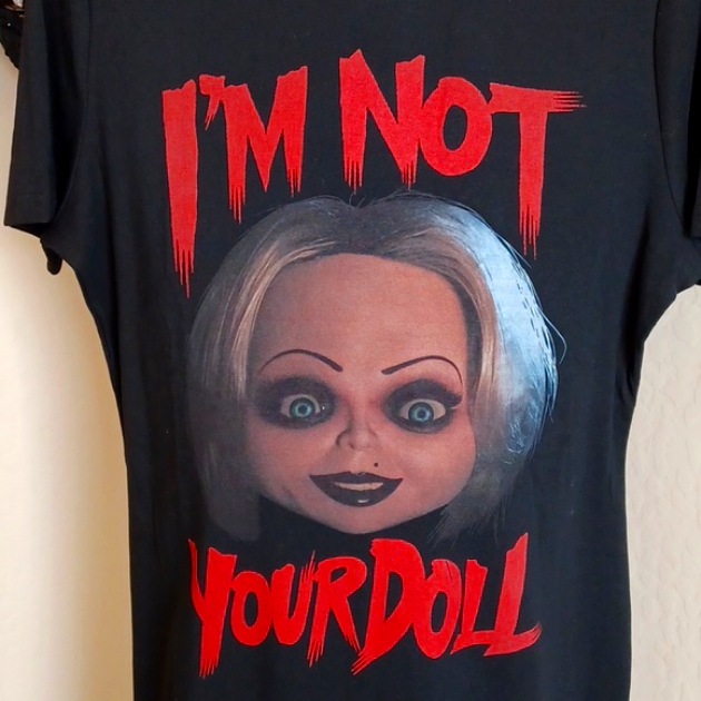 Killstar Not Your Doll Xxl Mini Tshirt Dress Chucky Collaboration